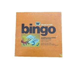 Vintage Whitman 50 Card Bingo Set Board Game 1974 Complete Set